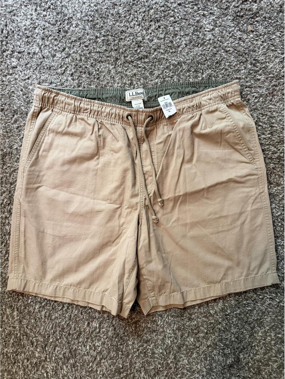 New LL Bean Classic Fit Dock Shorts Men’s XL